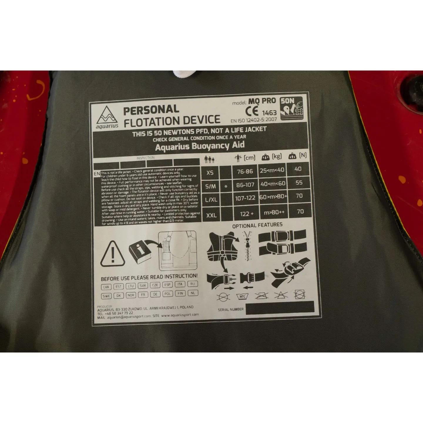Aquarius MQ Pro PFD