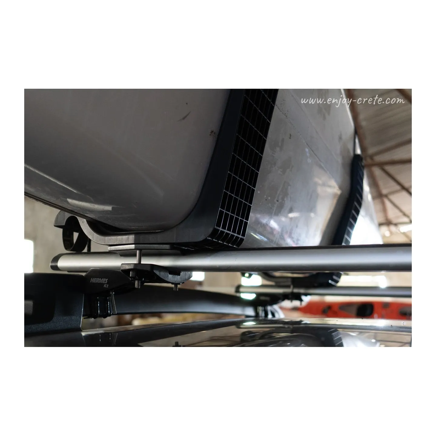 J-bar roof rack