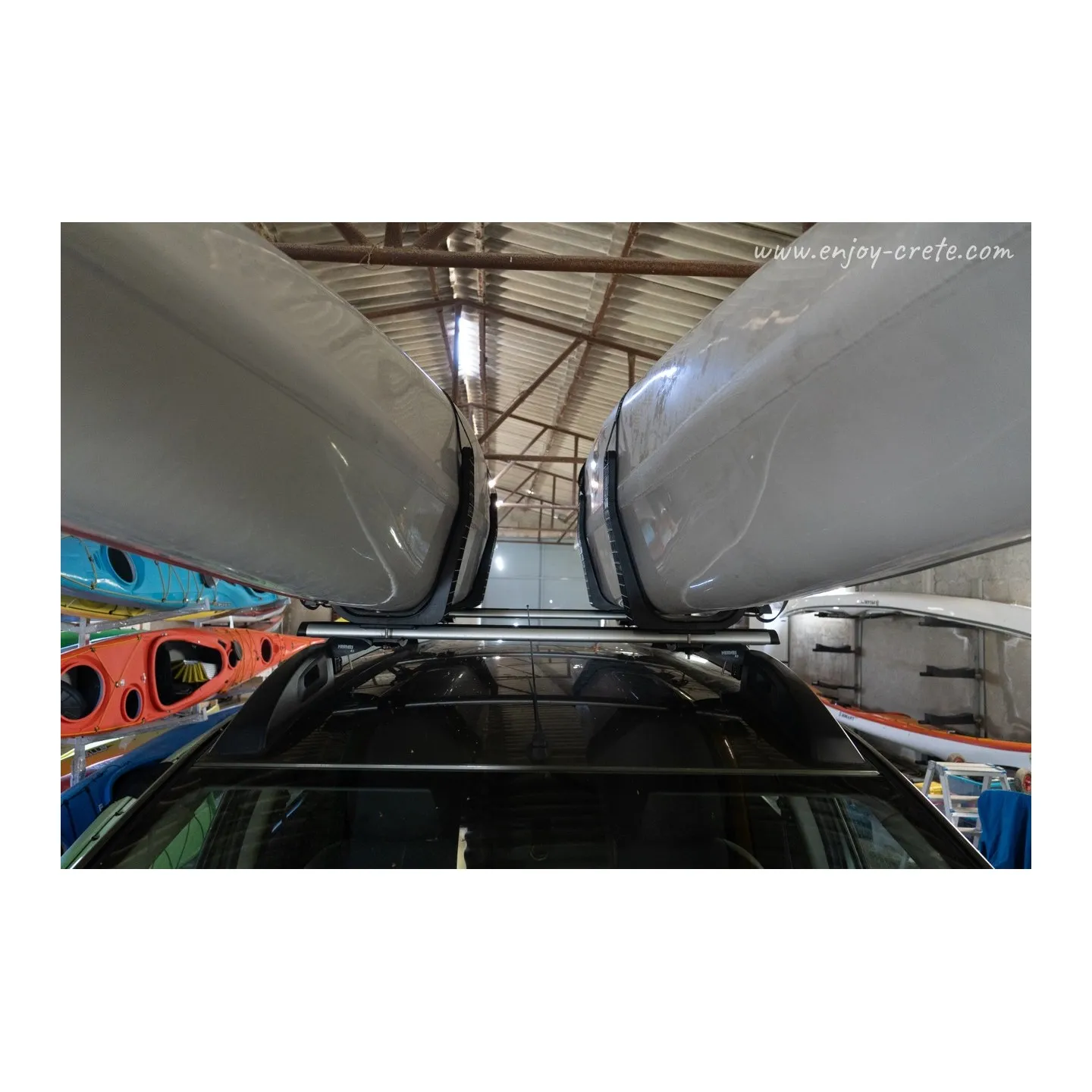 J-bar roof rack