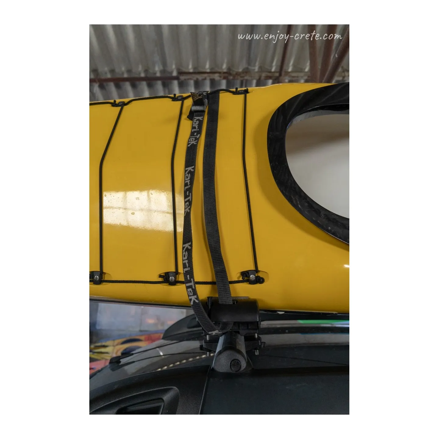 J-bar roof rack