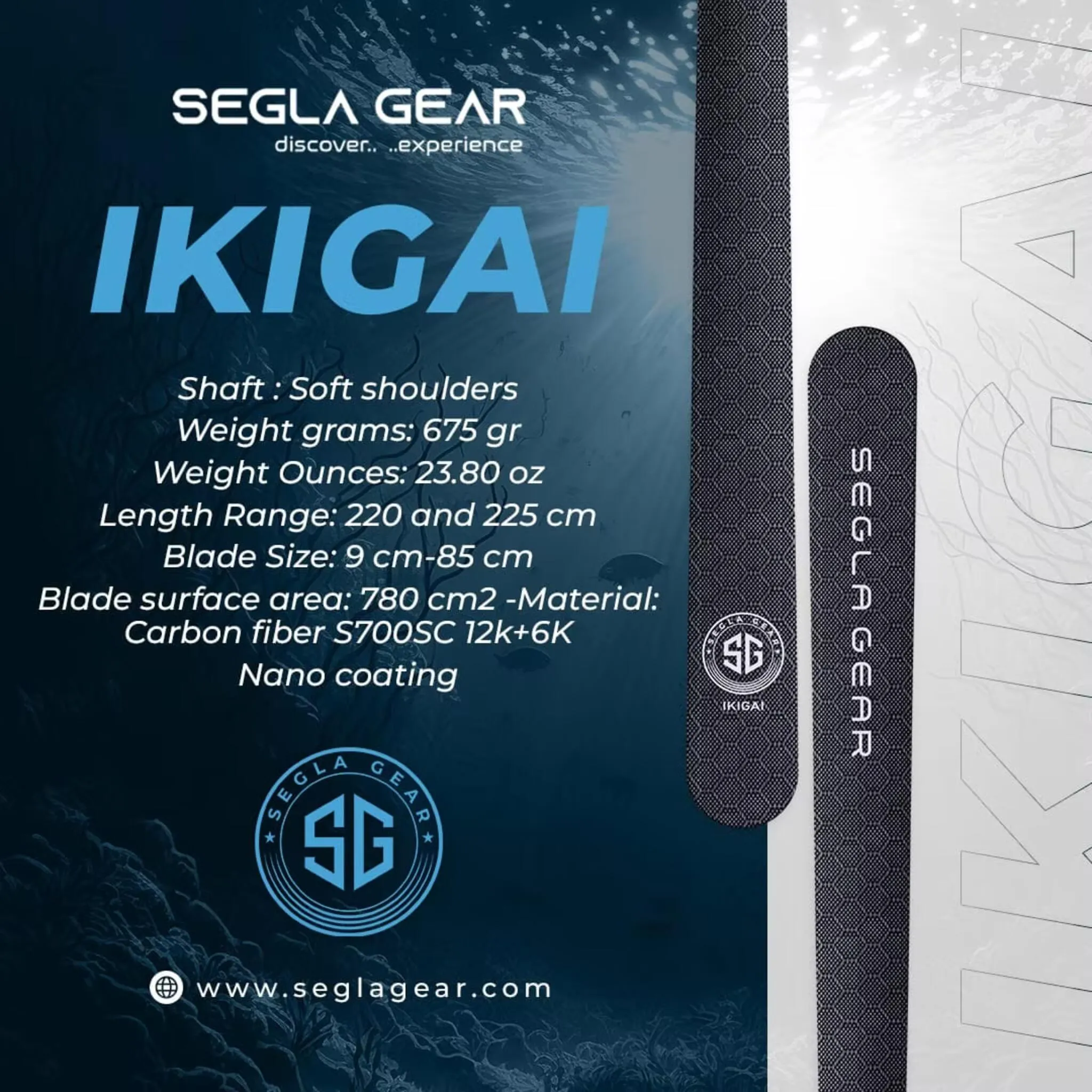 Seglagear Ikigai Greenland paddle